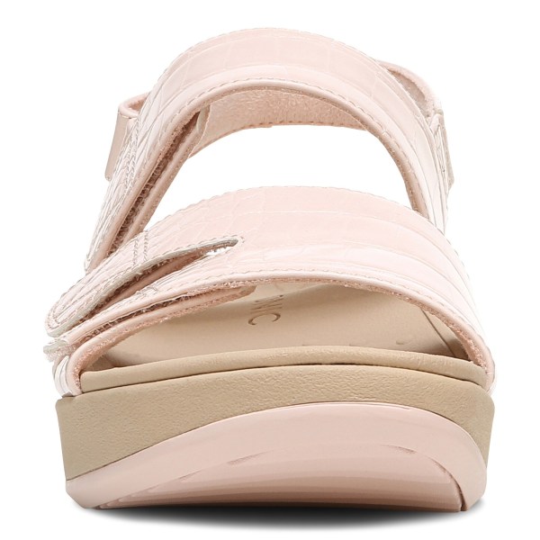 Vionic Sandals Ireland - Roma Platform Sandal Pink - Womens Shoes Online | YKWJZ-8694